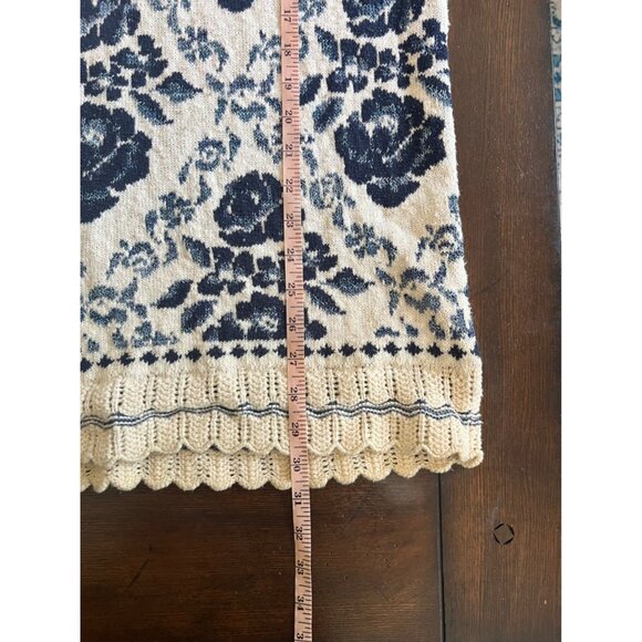 Vintage 80s/90s Stefano International Knit Floral Made in USA Sweater 14/16 Larg - Picture 8 of 8